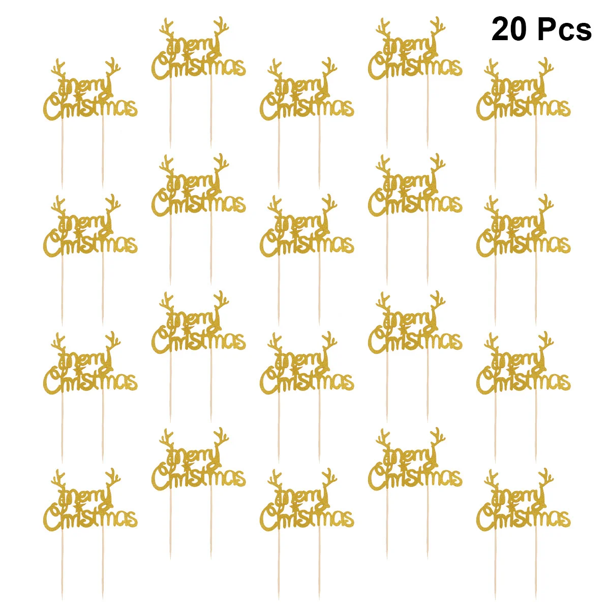 

Christmas Cupcake Cake Picks Pick Topper Toppersparty Decoration Dessert Fruit Glitteryholidaydecorations Merry Appetizer Sign