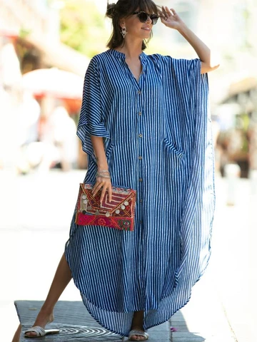 Длинное пляжное платье из полиэстера, купальник, бикини, накидки, кафтан, саронг, Vestido, пляжная одежда, накидка, одежда для плавания, туника, наряды Q1097