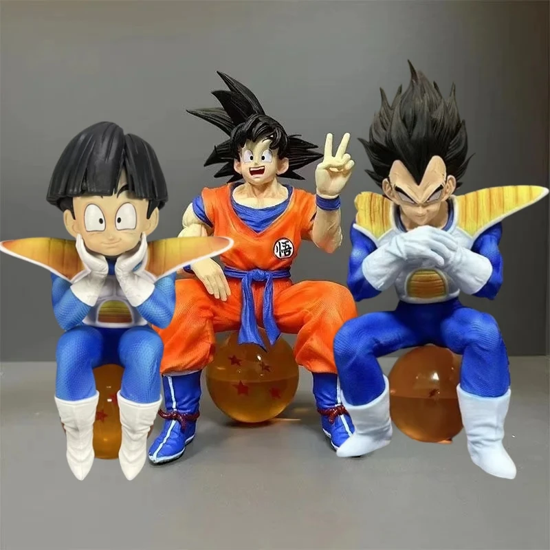 19-22 см аниме Dragon Ball Фигурка Сон Гоку Гохан Bejīta Vegeta Фигурки ПВХ Gk Статуя Орнамен