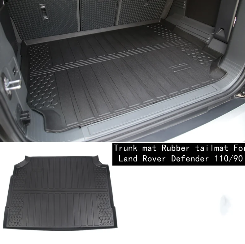 

Full Rear Trunk Tray Liner Cargo Mat Floor Protector Foot Pad Mats Fits For Land Rover Defender 110/90 2020 2021 2022 2023