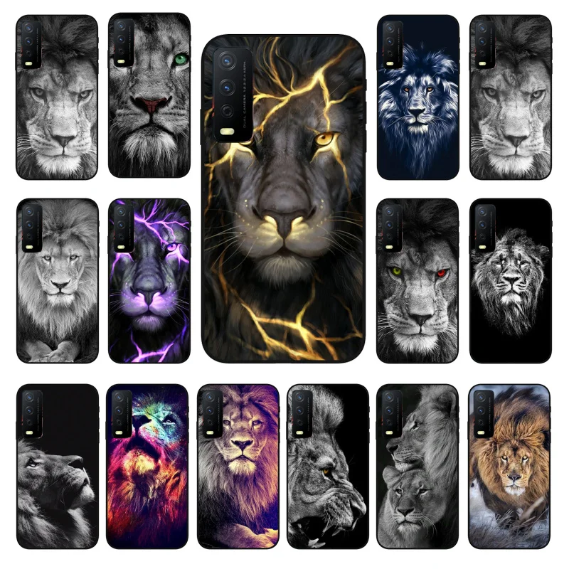 

Lion Phone Case for VIVO Y72 Y20 Y11 Y12 Y17 Y19 Y20S Y31 Y1S Y91 Y21 Y51 Y20i Y93 Y12S Y70