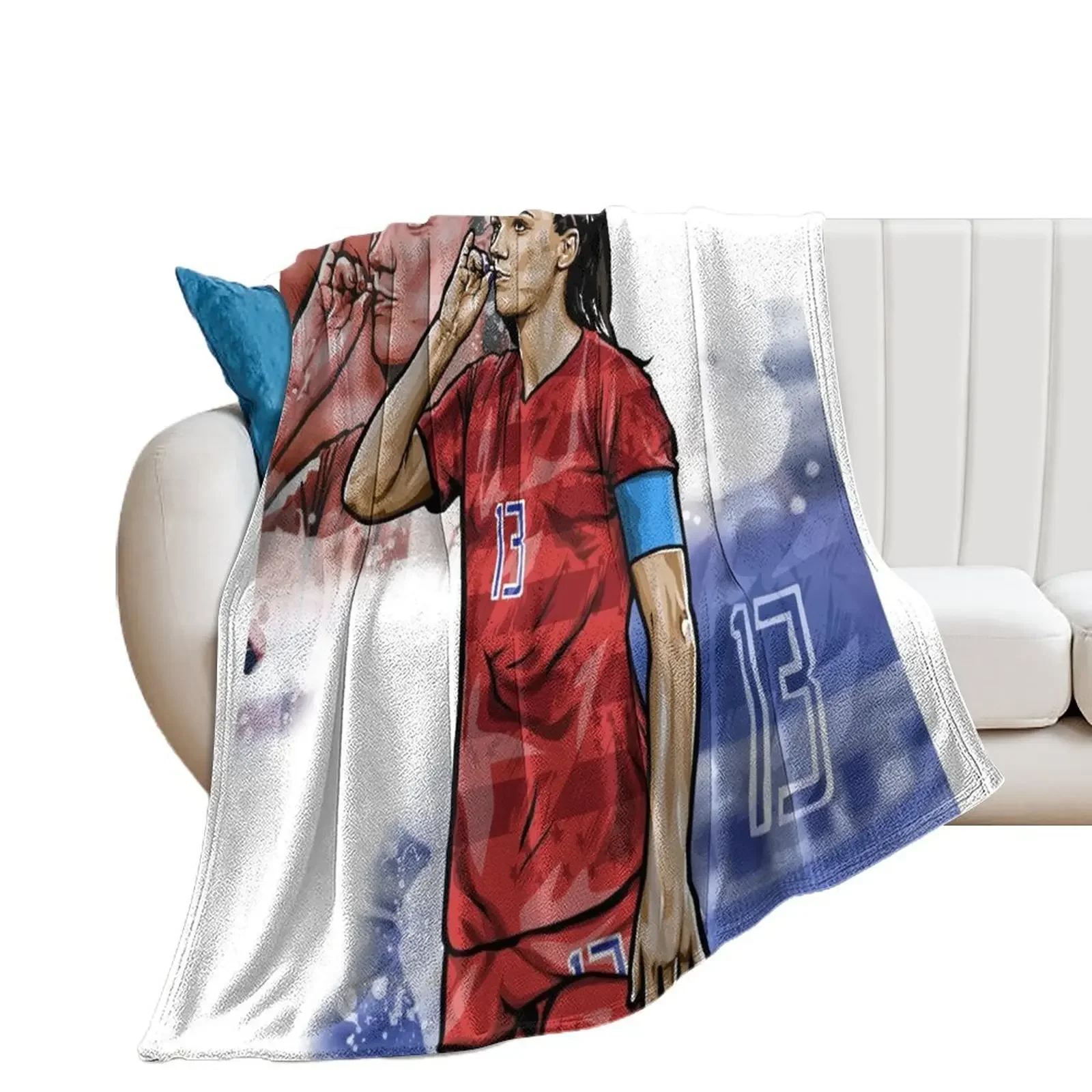 Алекс Морган USWNT декоративное плед на диван манга мягкие кровати одеяла