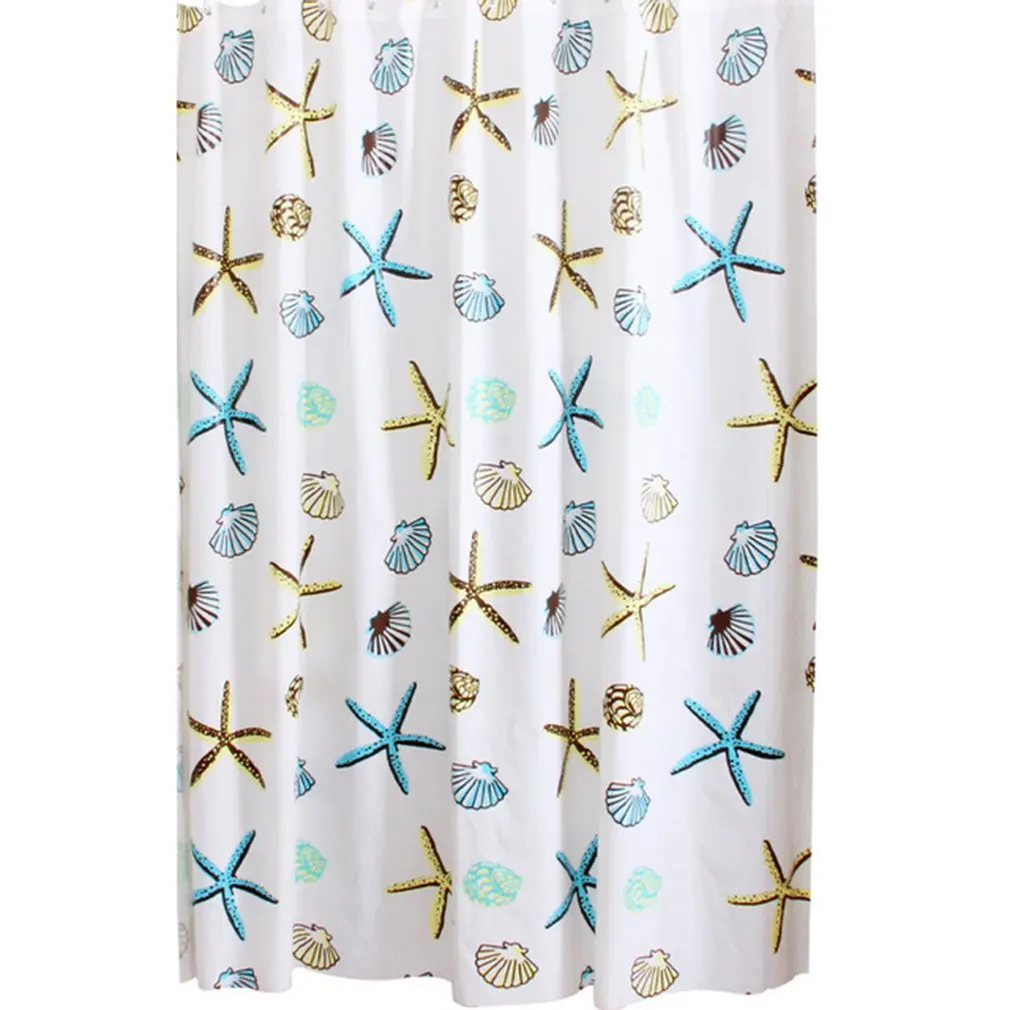 

Home Bathroom Shower Curtain Waterproof Mildew Proof PEVA Bath Curtain Shower Curtains Environmental Toilet Door Curtain