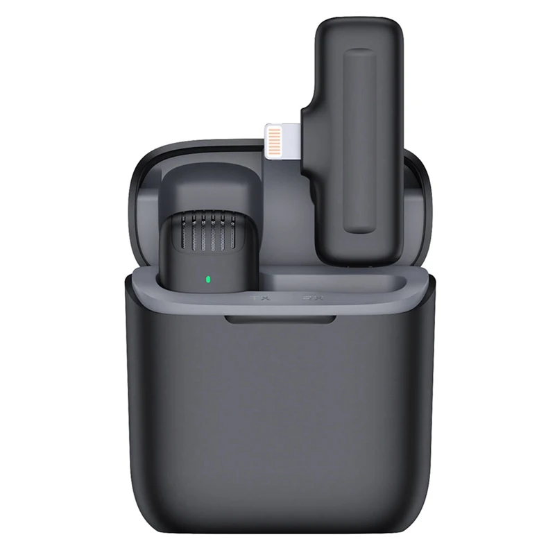 

Wireless Lavalier Microphone Outdoor Live Interview Wireless 2.4G Active Noise Cancelling Microphone For Iphone