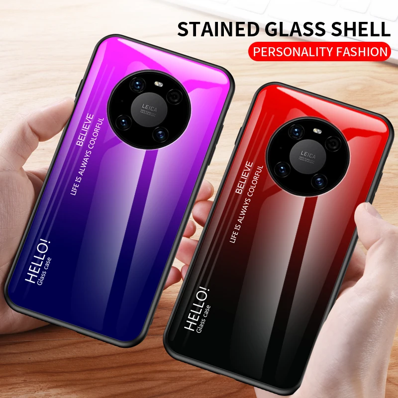 Чехол из закаленного стекла для Honor Magic 4 Lite чехол градиентной расцветки