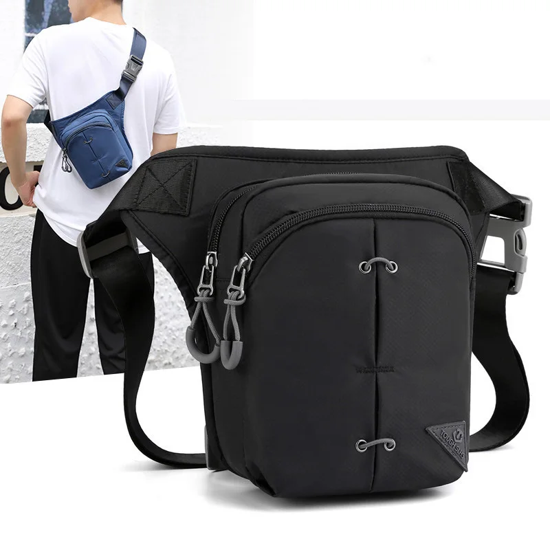 

Bag Body Waist Belt Drop Motorcycle Cross Pack Hip Nylon Travel Bags Rider Men Male Leg Thigh Assault For Fanny Messenger
