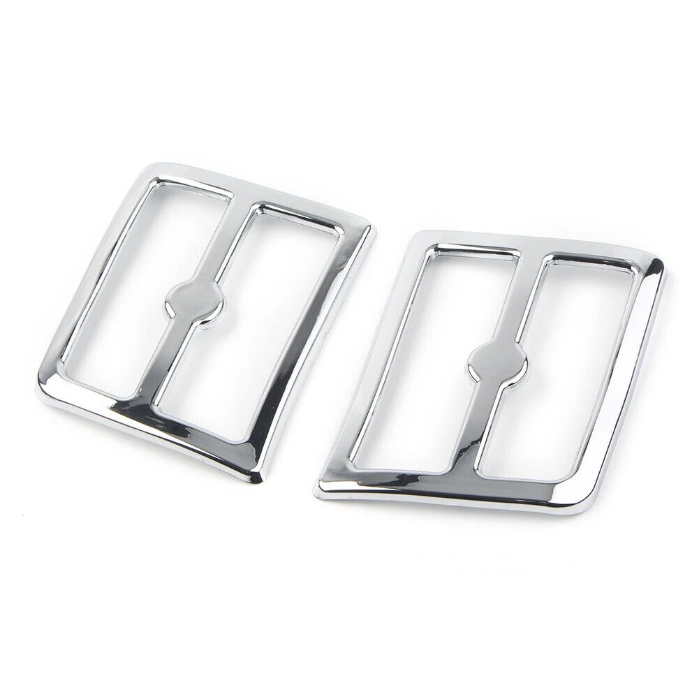 

High Quality Rear Speaker Trim Kits 2001-2006 2Pcs/Set 83mm X 111mm ABS Plastic Chrome For Honda Goldwing GL1800