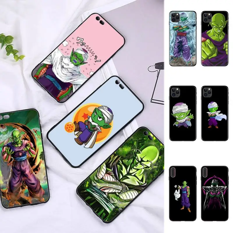 

BANDAI Dragon Ball Piccolo Phone Case for iPhone 11 12 13 Mini Pro Max 8 7 6 6S Plus X 5 SE 2020 XR XS Funda Case