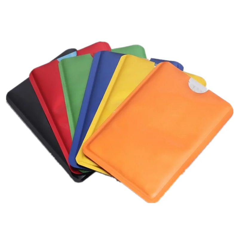 

20pcs/lot Anti Scan RFID Card Sleeve Protector for Bank Credit ID Card Foil Holder Anti-Scan Sleeve Protective Case Random Color