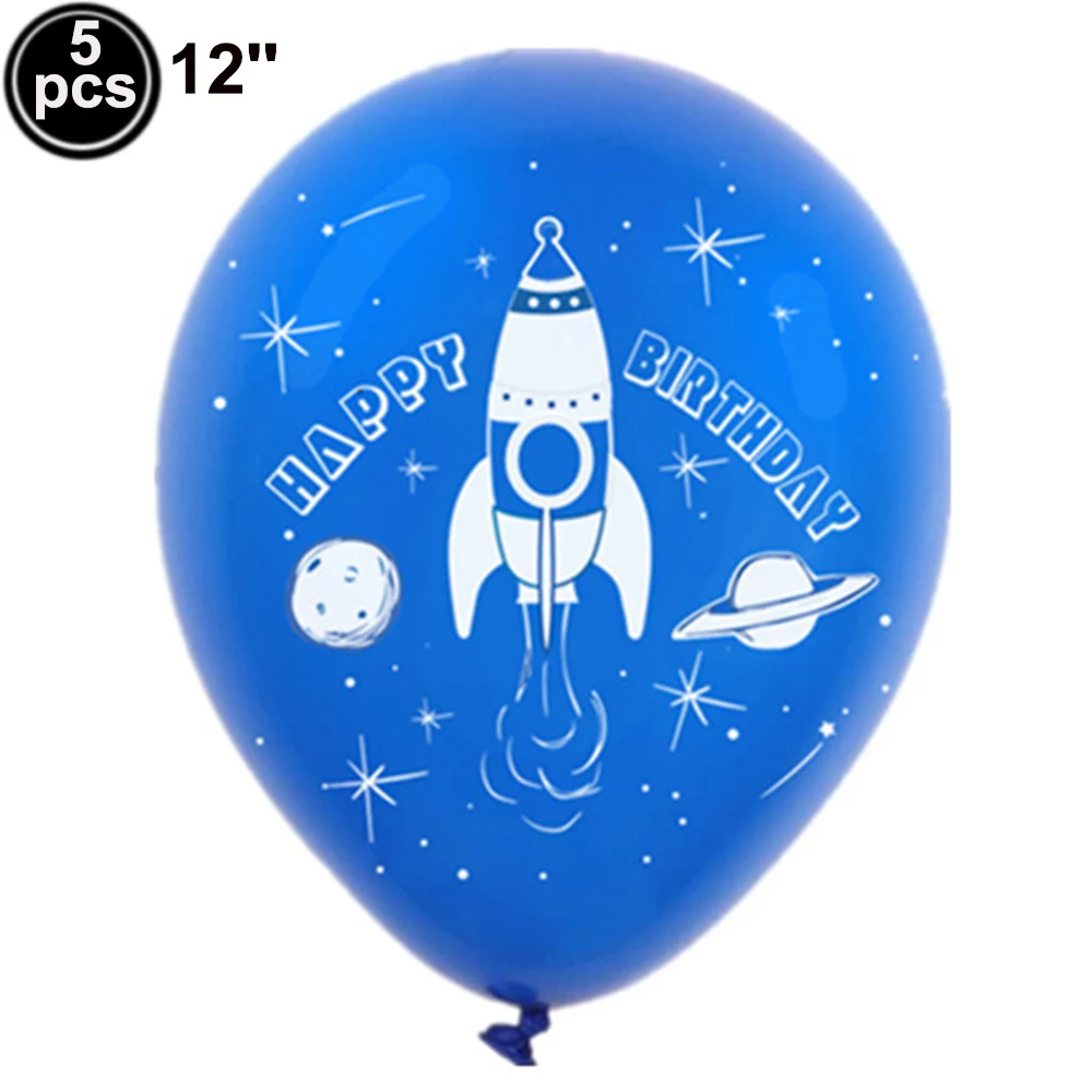 

Воздушный шар-ракета, космическая тема, украшения для вечеринки, принадлежности для дня рождения для мальчика-ракета, 4D-подставка, воздушный шар