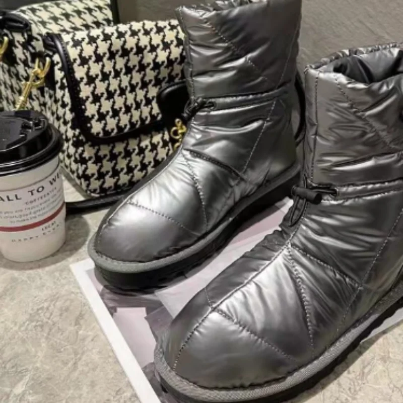 

2022 Fashion Women Ankle Boots Winter Warm Female Snow Boots Platforms Casual Short Shoes Woman Boots