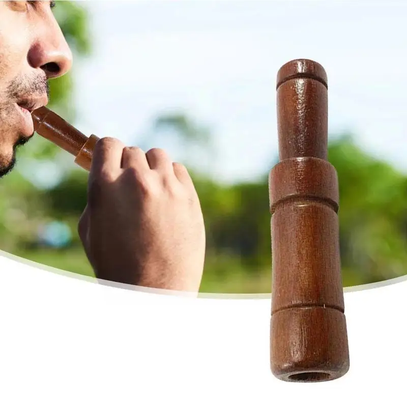 Деревянный свисток с имитацией утки инструмент для охоты на открытом воздухе