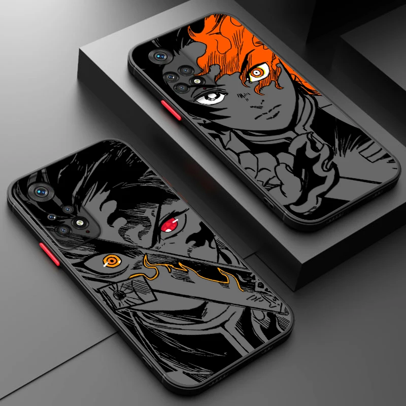 Матовый полупрозрачный чехол для телефона Xiaomi Redmi Note 13 12 11 10 Pro 12C 11A