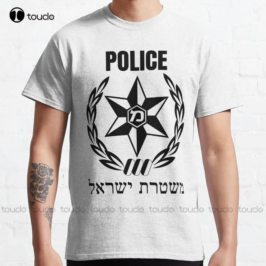 

Israel Police Black Print Symbol Classic T-Shirt Golf Shirts Women New Popular Creative Funny Shirt Breathable Cotton Xs-5Xl New