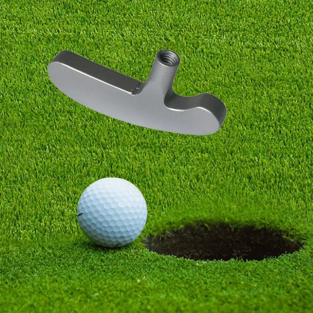 

Smooth Beautiful Golf Ball Practice Putter Head Accessories Zinc Alloy Golf Club Head Double-sided Golf Supplies