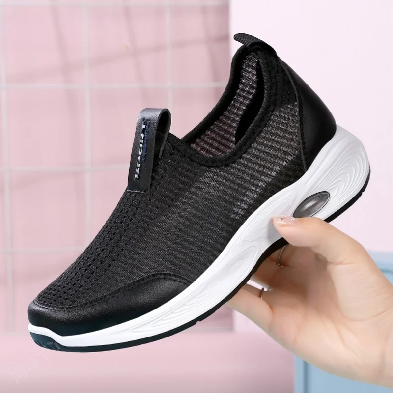 Women's shoes Ultra light Women's flat shoes White casual shoes Zapatos Mujer Breathable mesh Women's flat boots Casual shoes