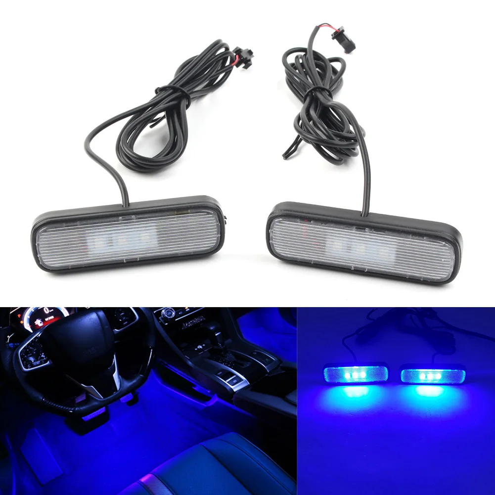 

2 шт. автомобильные светодиодные внутренние окружающие освещение для Honda 10th Civic 2016 2017 2018 2019 2020 2021