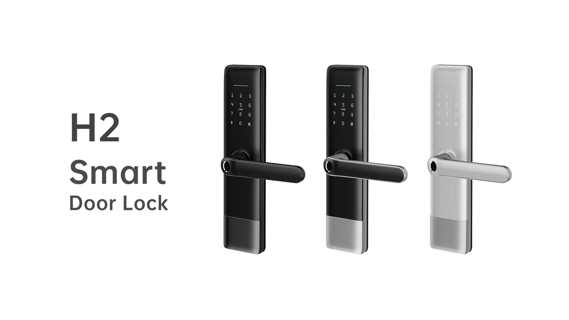Enlarge Morden style anti-theft suitable indoor BLE APP Wifi Electric Smart Door Lock