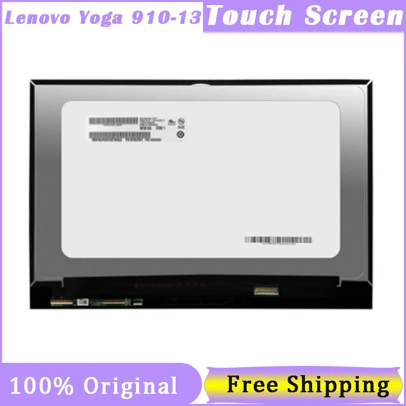 

13.9 Inch Touch Screen For Lenovo Yoga 910-13 910-13IKB 80VG 80VF 5D10M35107 5D10M35047 Digitizer Assembly With Frame