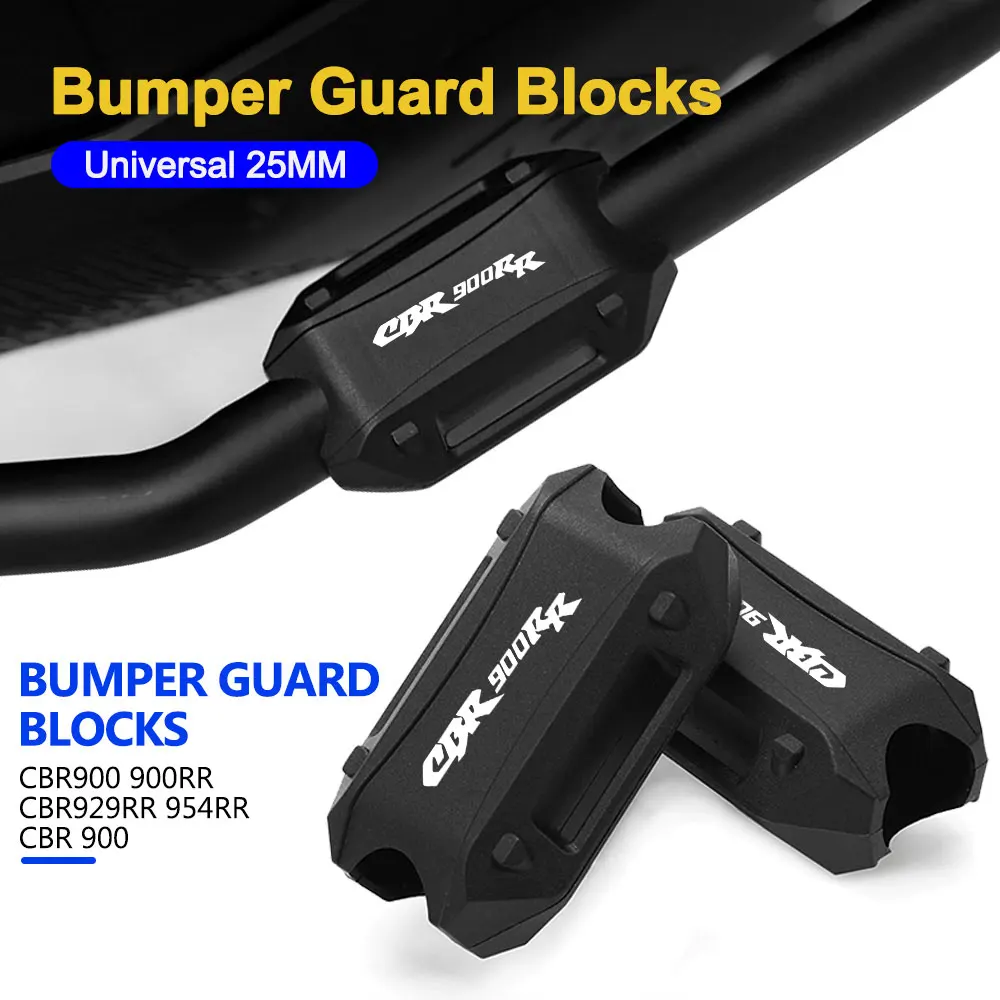 

25MM For HONDA CBR900 900RR 929RR 954RR CBR 900 Motorcycle Accessories Engine Guard Crash Bar Bumper Protection Decorative Block