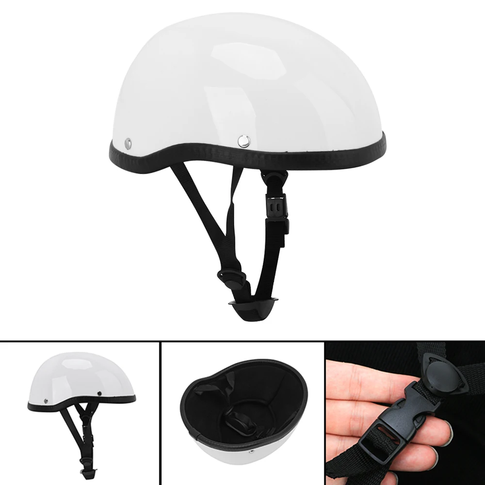 

Motorcycle Helmet Baseball Cap Fashion Washable Vintage Half Face Retro For Men And Women Biker Motorbike Scooter Outside Riding