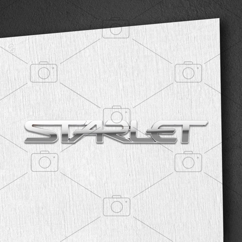

Металлический корпус автомобиля для Starlet Glanza P7 P8 P9 EP91 Vitz, логотип, наклейки с буквами, Стайлинг, значок, эмблемы на крыло багажника, наклейка, аксессуары