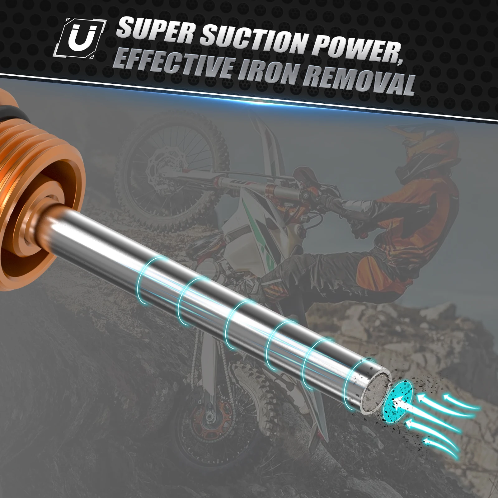 Магнитный левый сливной разъем для масла 08-23 KTM 690 Enduro R SMC SMCR Husqvarna 701 Supermoto 2016-2023