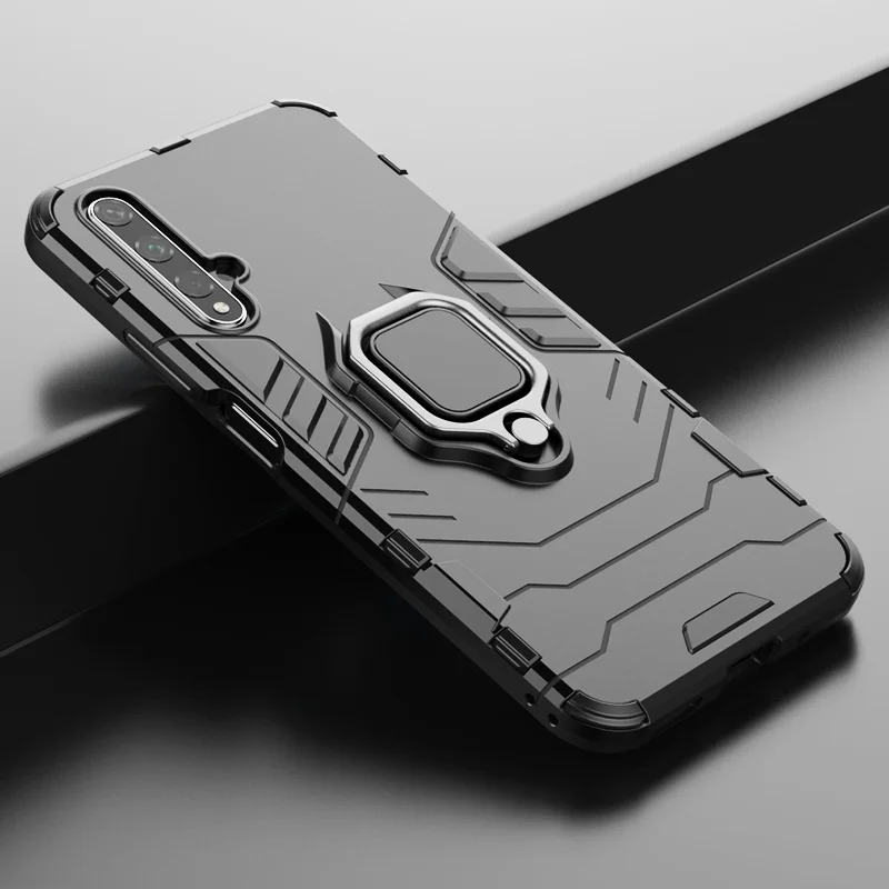 Nova 5 t бронированный чехол-подставка с кольцом для Huawei Чехлы Nova5t Автомобильный