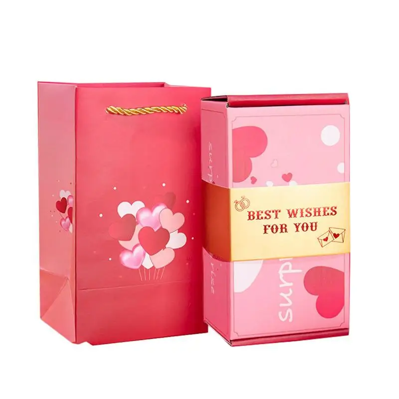 

Коробка «сделай сам», прекрасный сюрприз, впечатляющая коробка для пар, искусственная коробка для памяти о любви, Подарок на годовщину, День Святого Валентина, для девушек