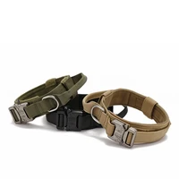 pet supplies dog leash set fabric dog collar custom pet collar tactical dog harness