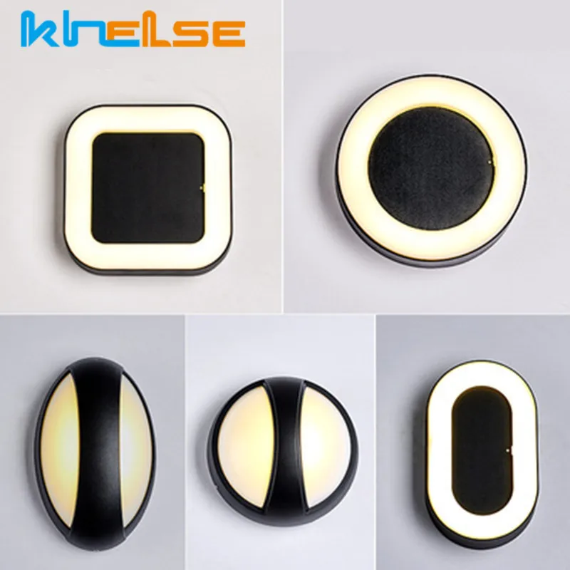 

Наружное Домашнее освещение 6 Вт, бра, водонепроницаемое IP65, садовое освещение для крыльца, детской комнаты, балкона, ванной, внутреннего дво...