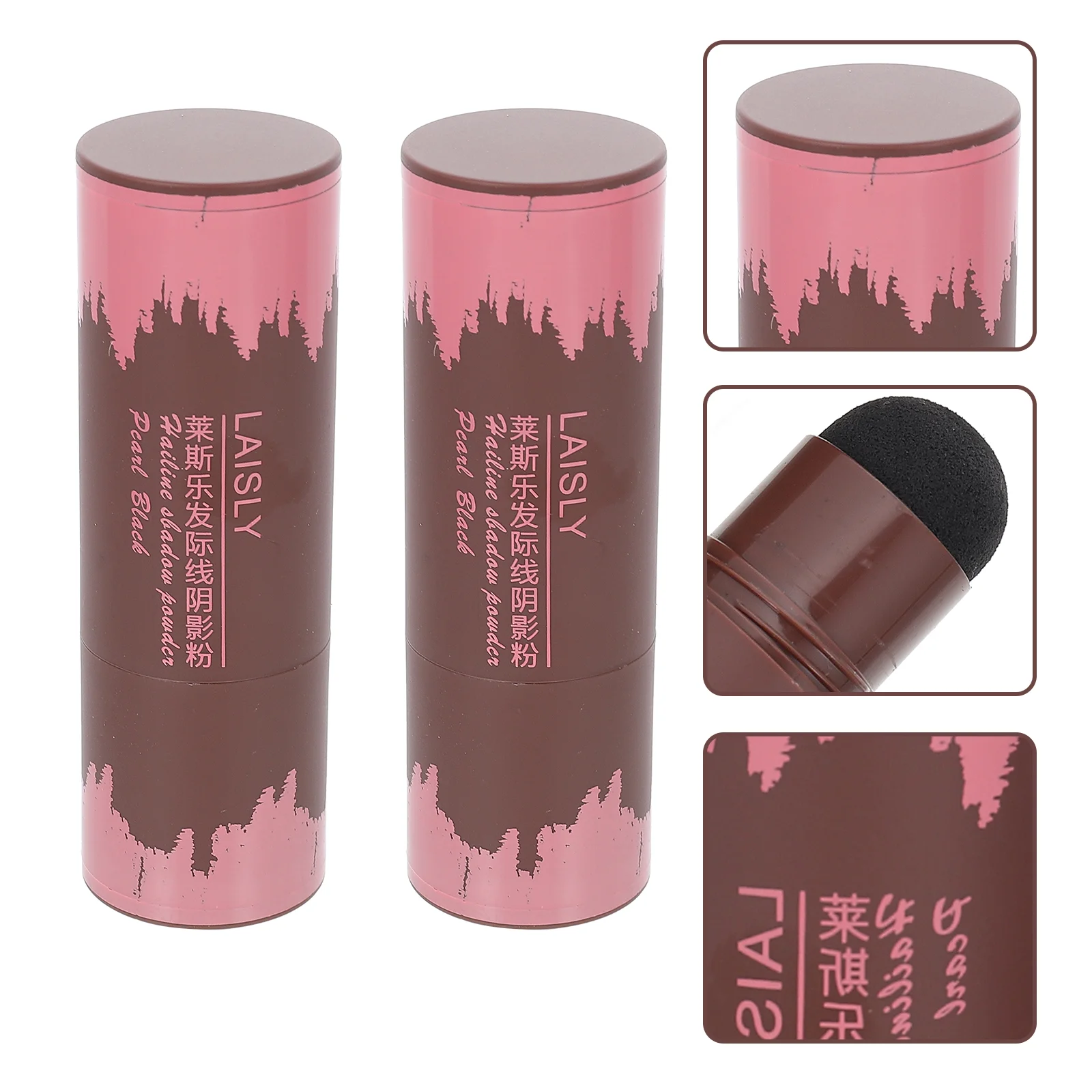 

2 Pcs Hairline Powder Stick Hair Color Chalk Hair Shadow Makeup Powder Hair Root Concealer Plastic Touch- Hairline Powder Miss