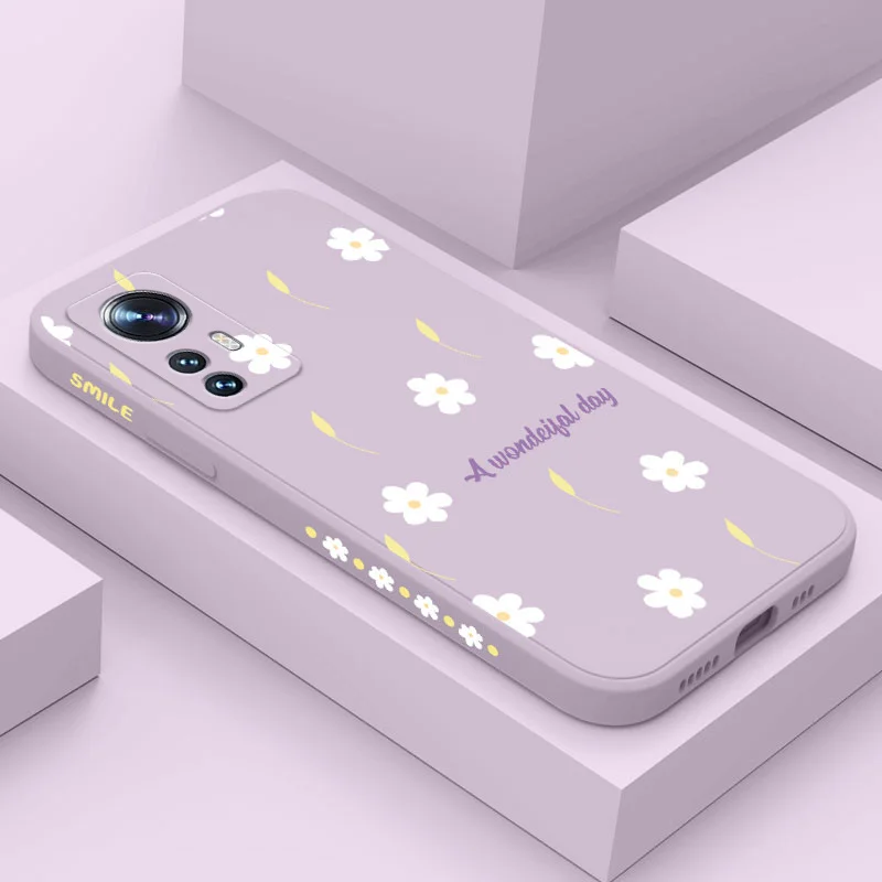 small chrysanthemum phone case for xiaomi mi 12 11 ultra lite 10 10s 9 11t 10t 9t pro lite poco m4 x4 f3 x3 m3 pro 5g cover free global shipping
