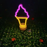 led neon light neon sign popsicle lamp for ice cream shop pastry display restaurant bar holiday decor sign christmas night light
