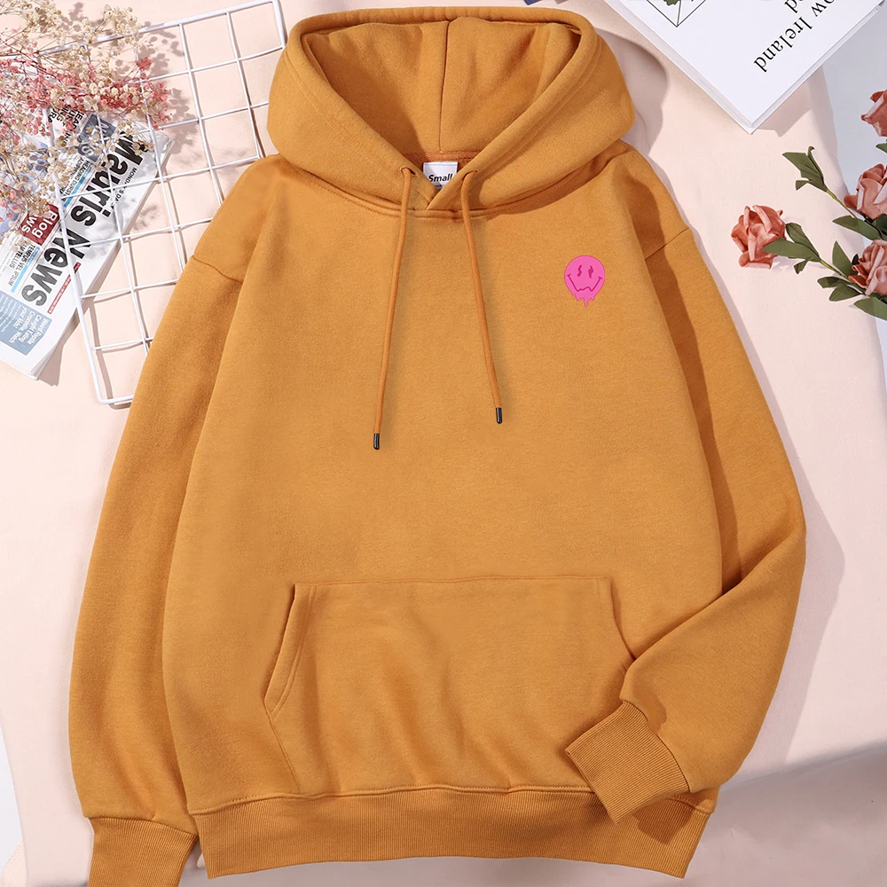 

A Twisted Smile Print Hoodie Men'S Comfortable Designer Hoodies Fashion All-Match Streetwear Casual Simplicity Tracksuit For Men