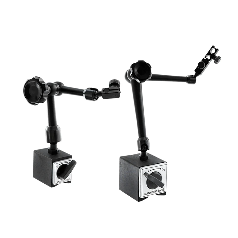 

Fashionmini Universal Adjustable Gauge Stand Holder Magnetic Base Holder Digital Dial Indicator Level Dial Test Indicator