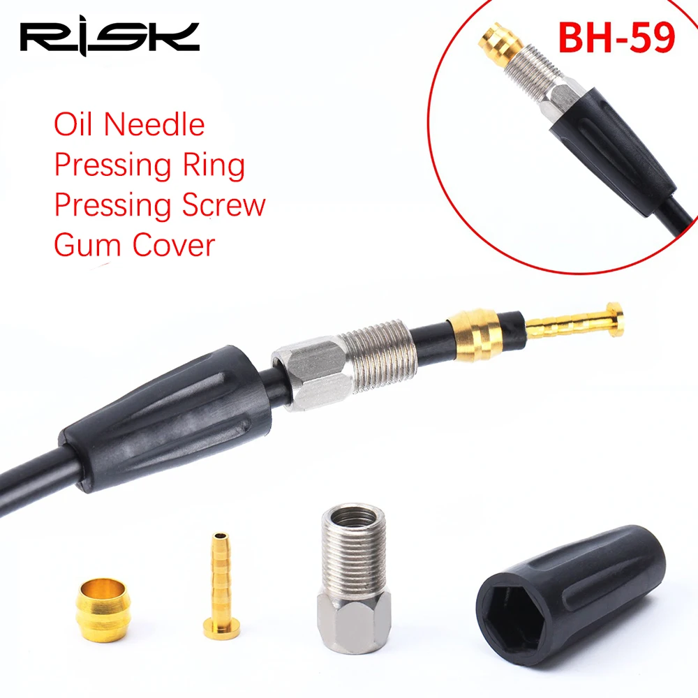 

RISK bike brake pin repair parts tool brake hose hydraulic brake Disc Brake Oil Needle Pressing Ring BH59/BH90 for Mountain Bike