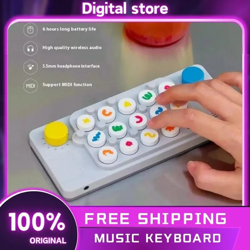 Easyplay карманная музыкальная клавиатура мини портативный электронный орган 1600 мАч