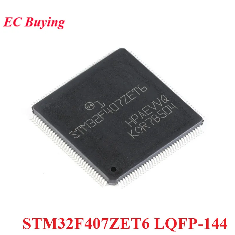 STM32F407ZET6 LQFP-144 STM32 F407ZET6 STM32F407 LQFP144 Cortex-M4 32-разрядный микроконтроллер MCU IC чип контроллера Новый оригинал