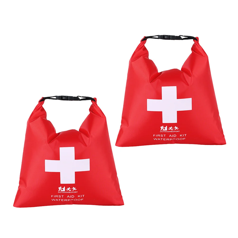 

2PCS Portable Waterproof First Aid Bag Floating Storage Bag Rafting Pack Sack for Swimming Kayaking River Sailing
