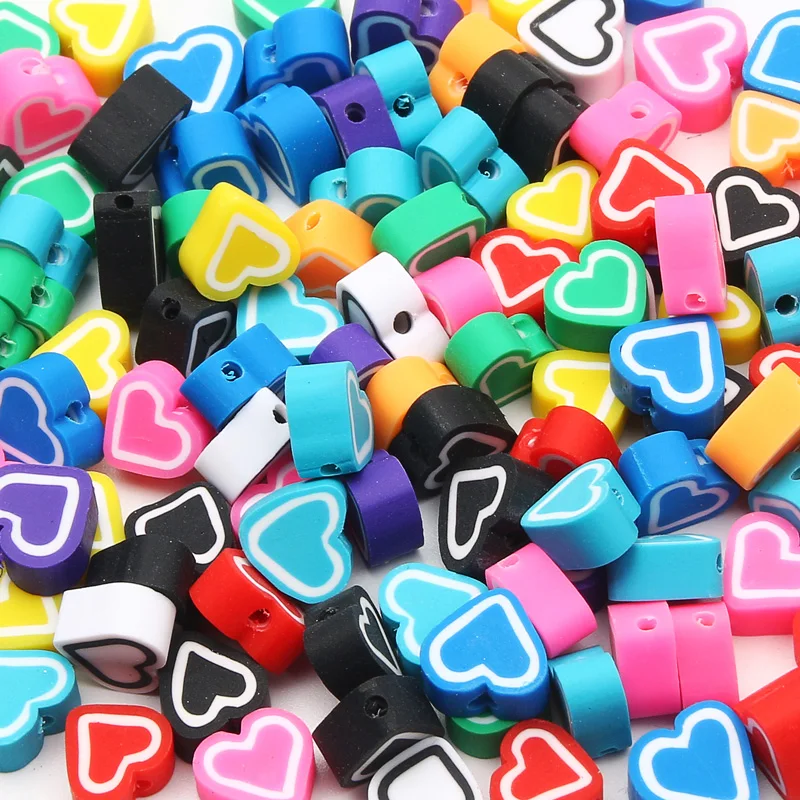 

Бусины из полимерной глины для самостоятельного изготовления ювелирных изделий, 8-10 мм