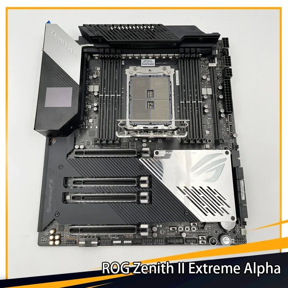 Для ASUS ROG Zenith II Extreme Alpha TRX40 Socket sTRX4 DDR4 M.2 USB3.2 E-ATX GAMING материнская плата