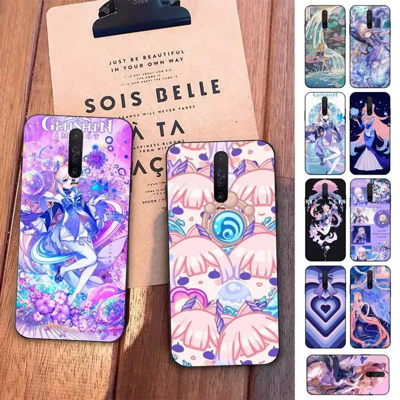 

Genshin Impact Sangonomiya Kokomi Phone Case for Redmi 5 6 7 8 9 A 5plus K20 4X S2 GO 6 K30 pro