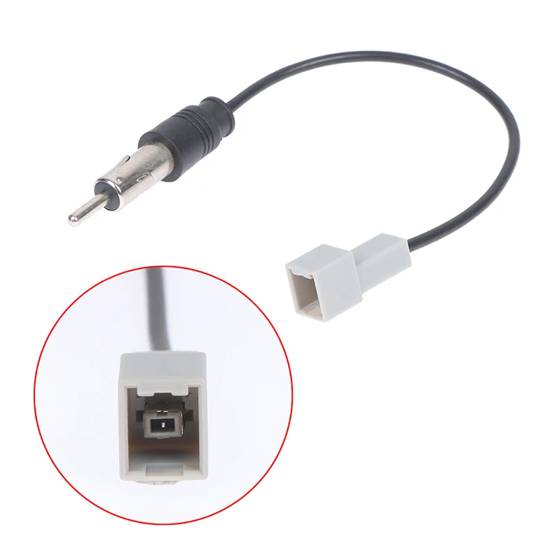 

1PC Car Antenna Adapter Female Connector FM Radio CD Wire Cable For Borrego Carens Replacement for Kia.