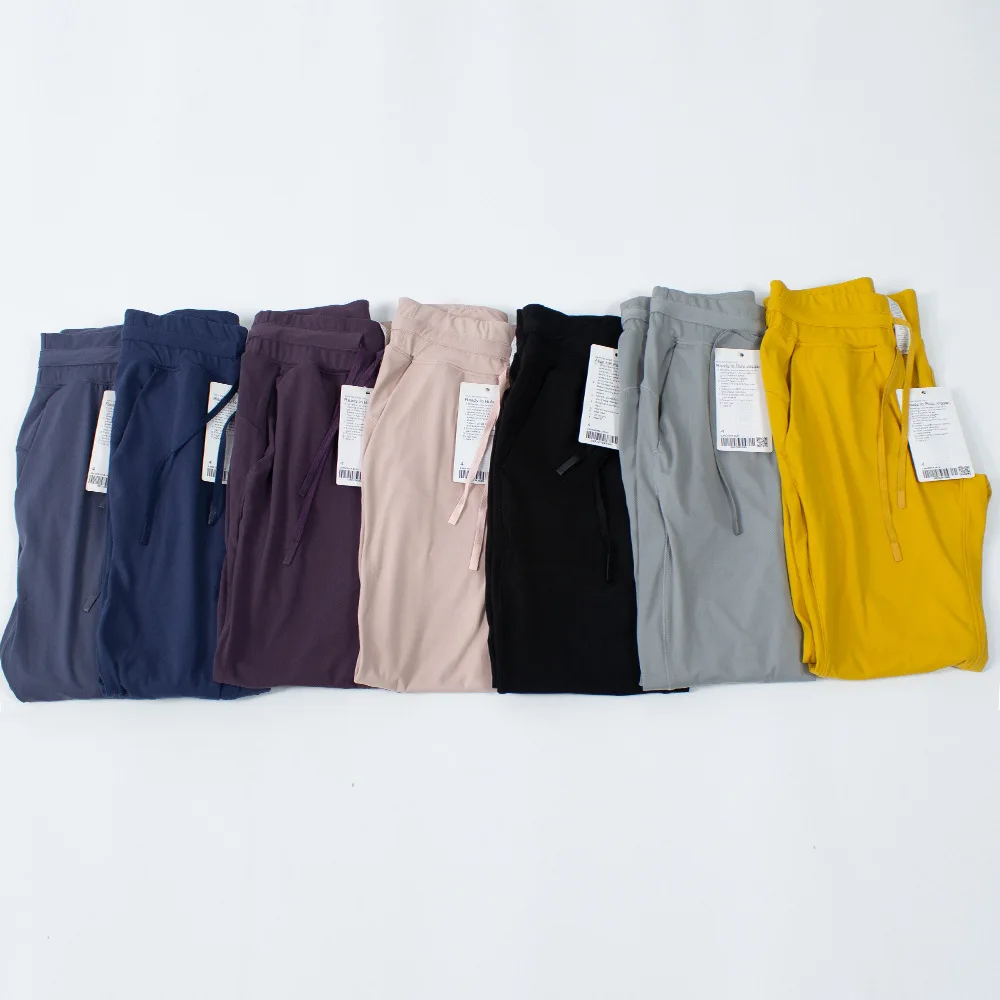 Lulu High-Rise Jogger Drawstring Joggers Stretch Sweatpants Sport Pants Designed for On the Move