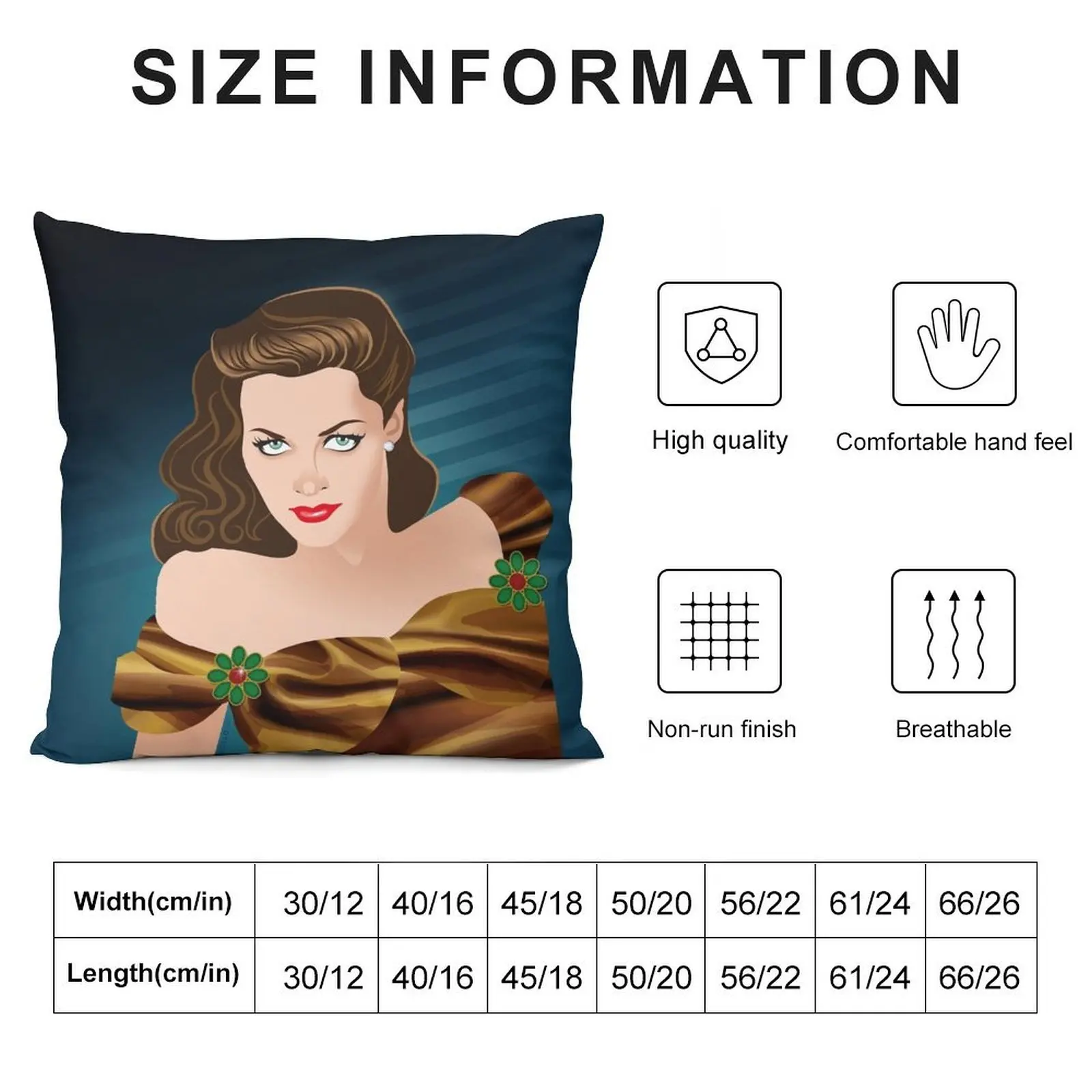 Yvonne De Carlo декоративные наволочки в стиле аниме для девушек дивана рождественские