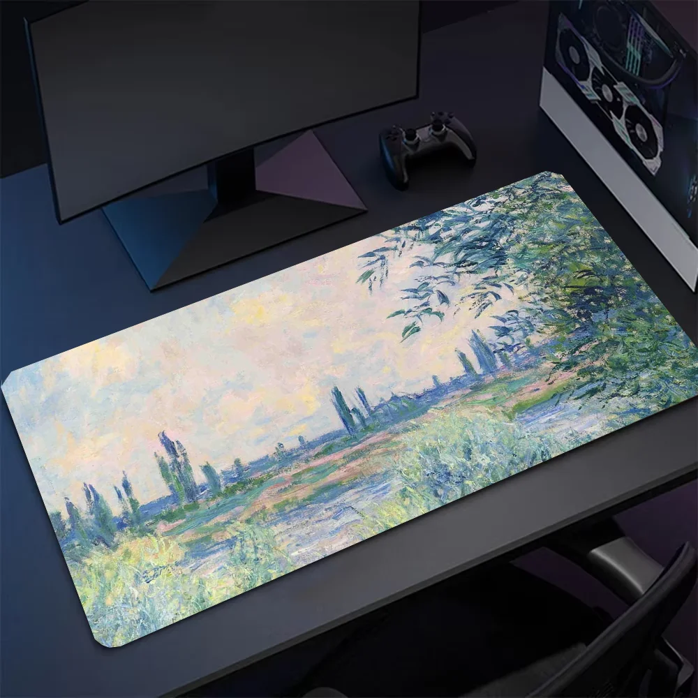 Laude Monet Art Non-slip Mouse Pad Suitable For Office Computers Laptops E-sports Game Desk Mats XXL Keyboard