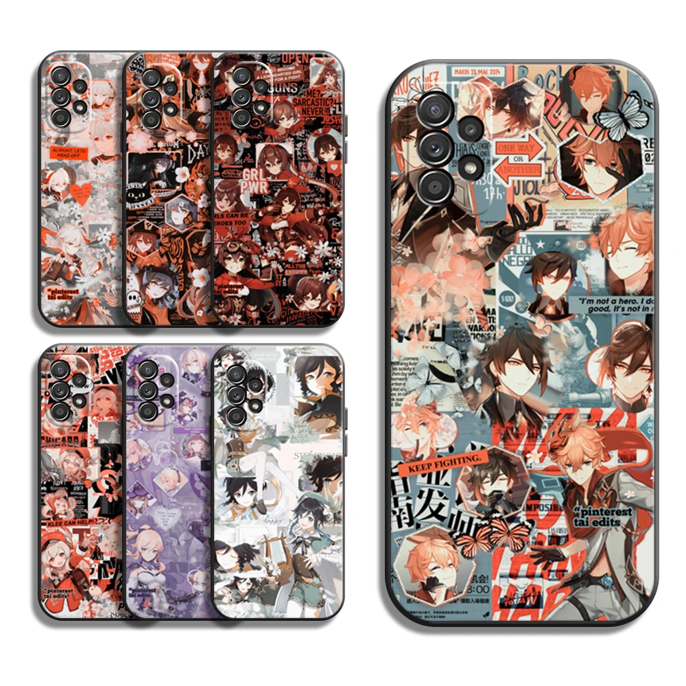 

Genshin Impact GAME Phone Cases For Samsung A21S A31 A72 A52 A71 A51 5G A42 5G A20 A21 A22 4G A22 5G A20 A32 5G A11 Carcasa