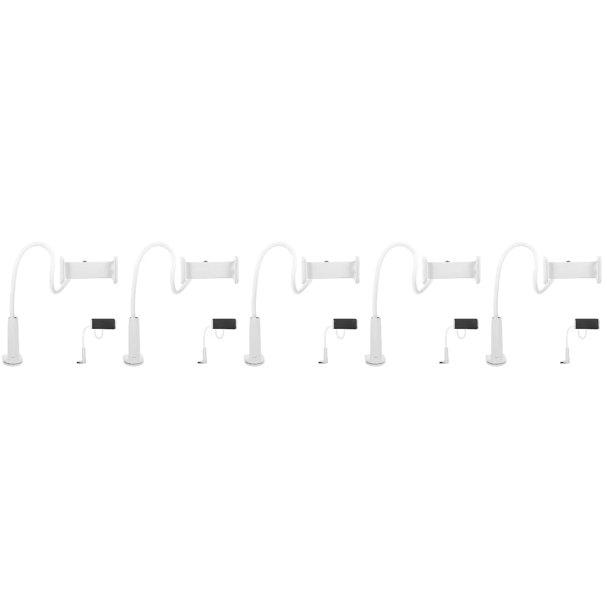 

5pcs Holder Gooseneck Cellphone Stand Live Streaming Clip On Mount