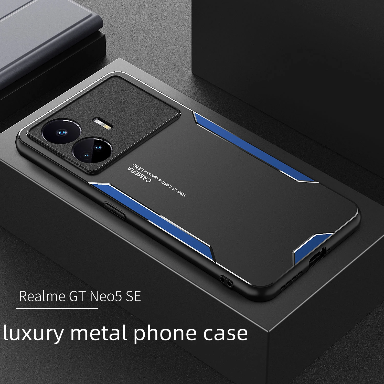 Металлическая Задняя панель для Realme GT Neo 5 SE Neo5 GT3, матовые противоударные чехлы для телефонов Realmi Neo 5 S E, нескользящий чехол